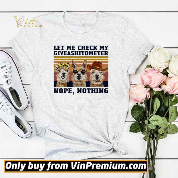 Ilama let me check my give a shit to meter nope nothing shirt sweater 3a4415bc ilama let me check my give a shit to meter nope nothing shirt sweater 4 - Ilama let me check my give a shit to meter nope nothing shirt sweater