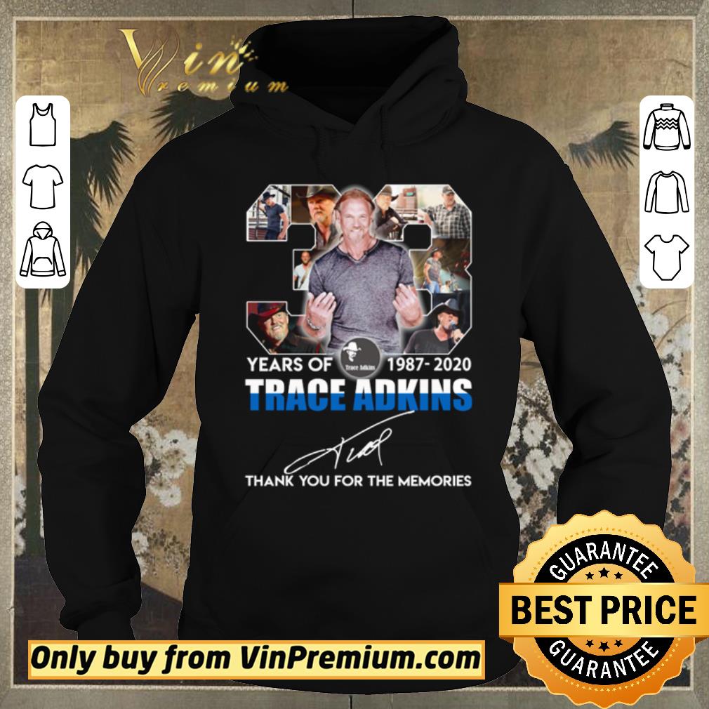 4b8ca718 premium 38 years of trace adkins 1987 2020 thank you for the memories signature shirt sweater 4 - Premium 38 Years of Trace Adkins 1987-2020 thank you for the memories signature shirt sweater
