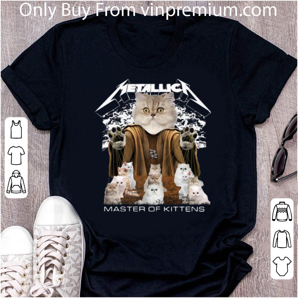 Nice Metallica Persian Cat Master Of Kittens Cat Lovers shirt