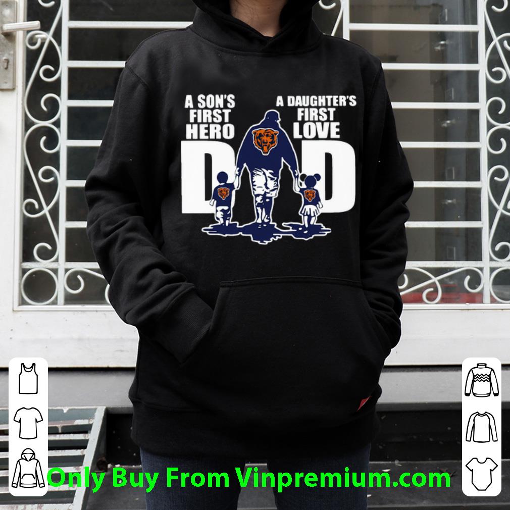 64307a8d great chicago bear dad a son s first hero a daughter s first love shirt 4 - Great Chicago Bear Dad A Son S First Hero A Daughter’s First Love shirt