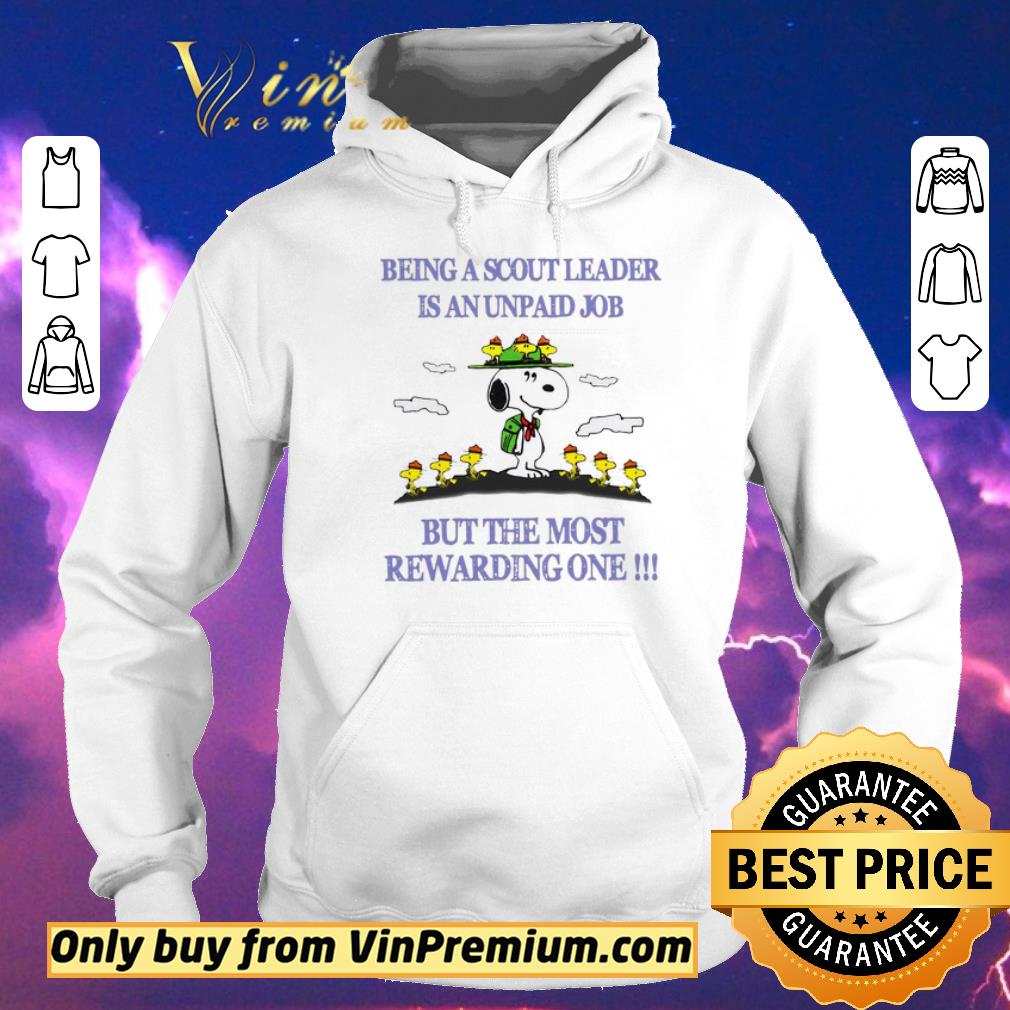 6dc94053 nice being a scout leader is an unpaid job but the most rewarding one snoopy shirt sweater 4 - Nice Being A Scout Leader Is An Unpaid Job But The Most Rewarding One Snoopy shirt sweater