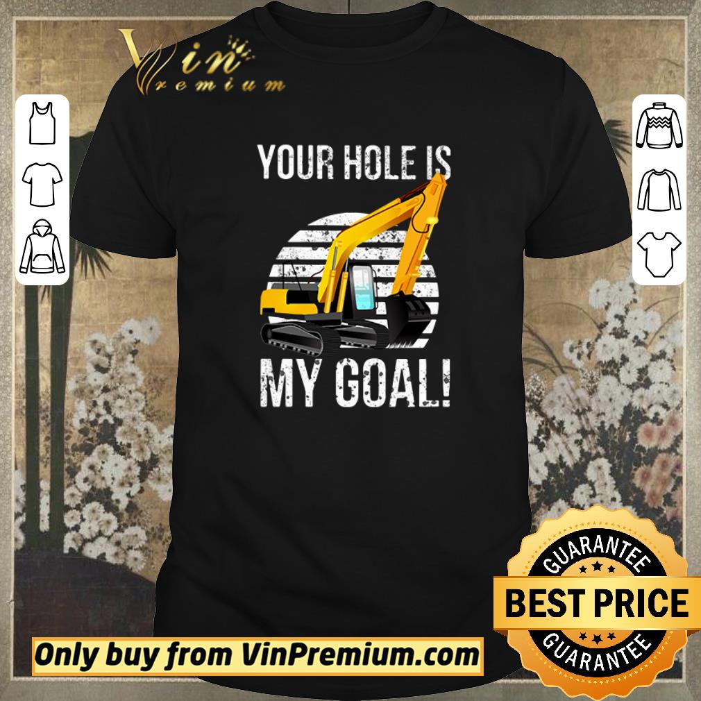 Top Excavator hole goal shirt sweater