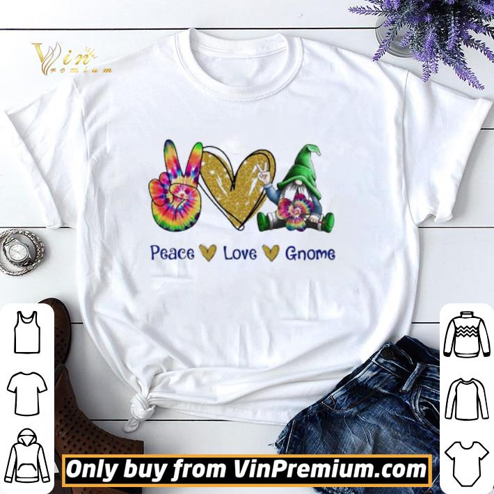 Awesome Pretty Nice Peace Love Gnome diamond shirt sweater
