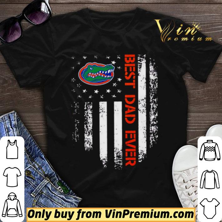 Florida Gators best dad ever America Flag shirt sweater
