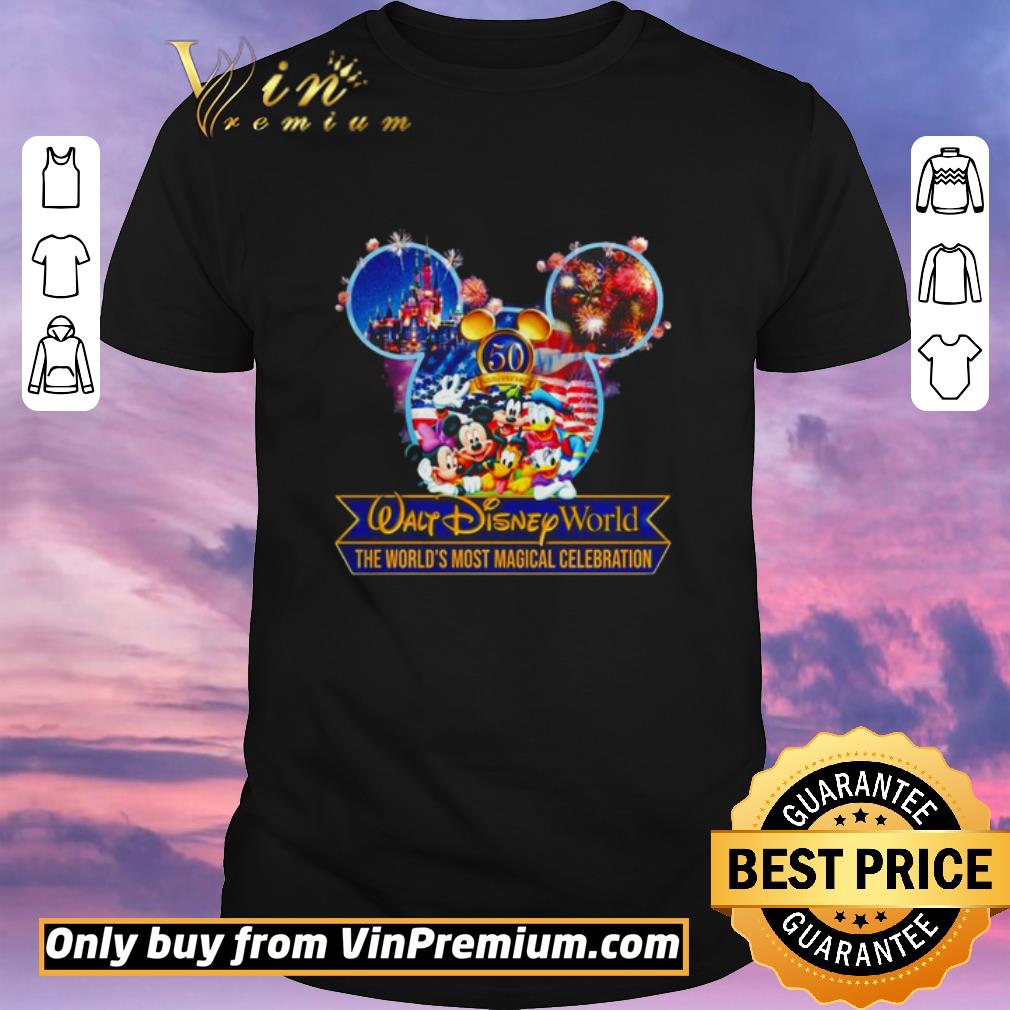 Official 50th anniversary Walt Disney world the world’s most magical celebration shirt sweater