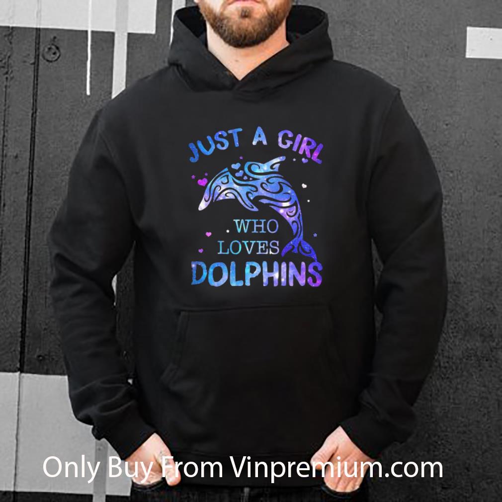 7c366701 awesome just a girl who loves dolphins fish lovers shirt 4 - Awesome Just A Girl Who Loves Dolphins Fish Lovers shirt