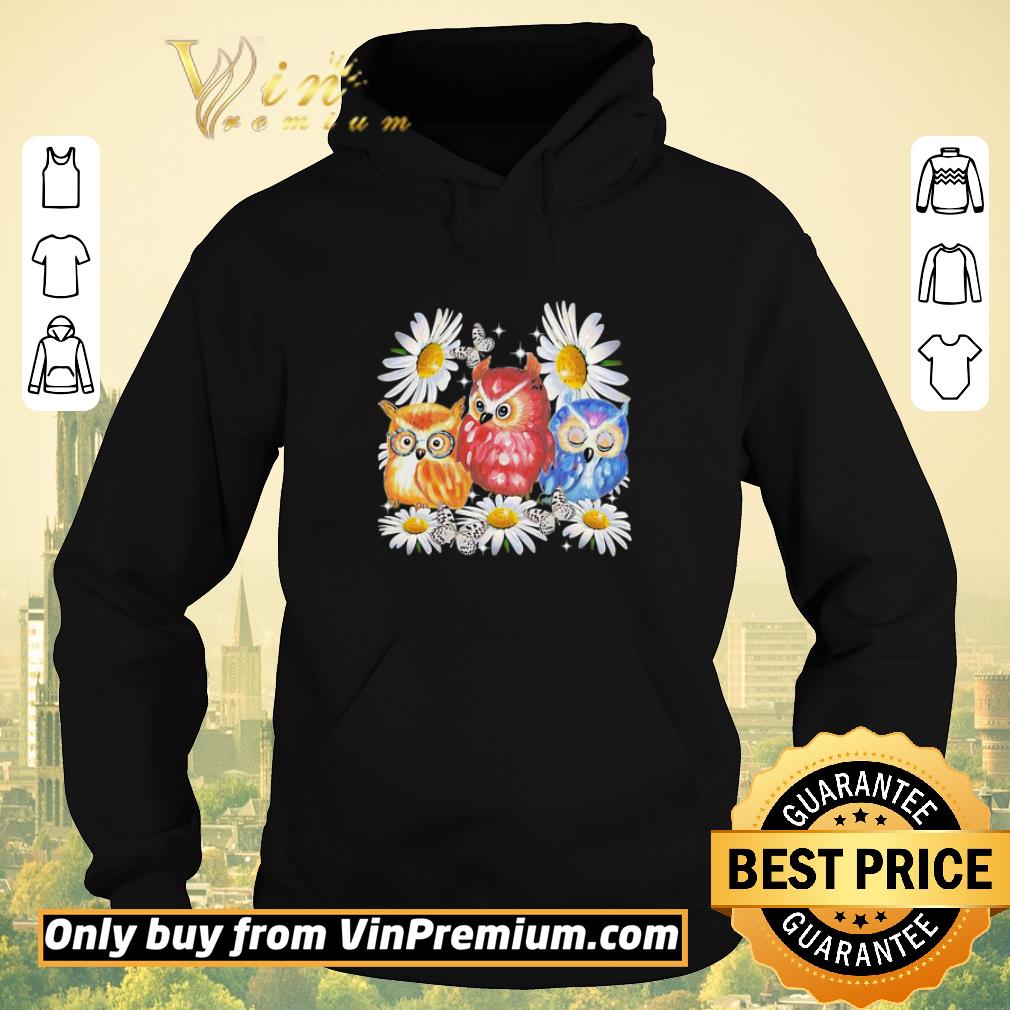80aada20 awesome flowers daisy butterflys owls shirt sweater 4 - Awesome Flowers daisy butterflys owls shirt sweater