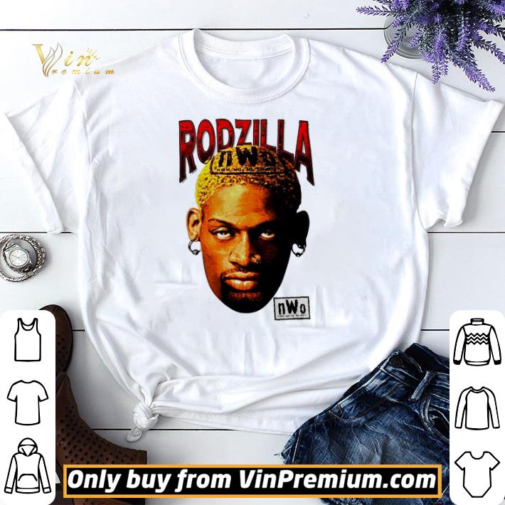 Hot Dennis Rodman Rodzilla retro wrestling shirt sweater