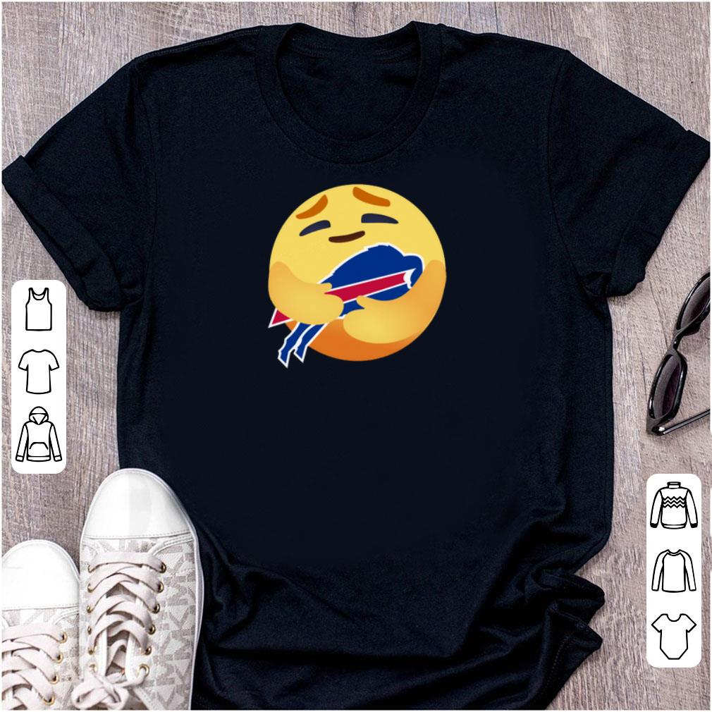 Hot Love The Buffalo Bills Love Hug Care Emoji NFL Shirt