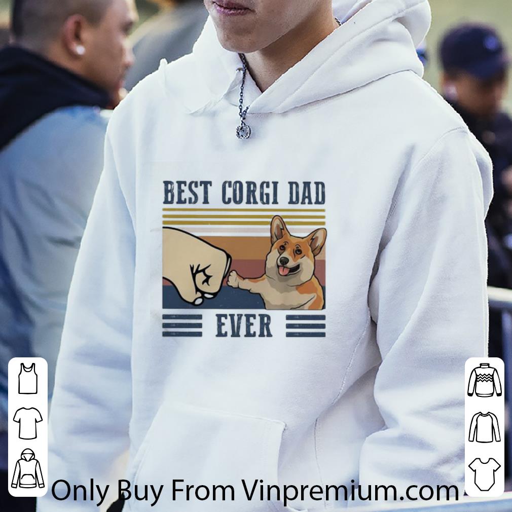 92664bba hot vintage best corgi dad ever father s day shirt 4 - Hot Vintage Best Corgi Dad Ever Father's Day shirt