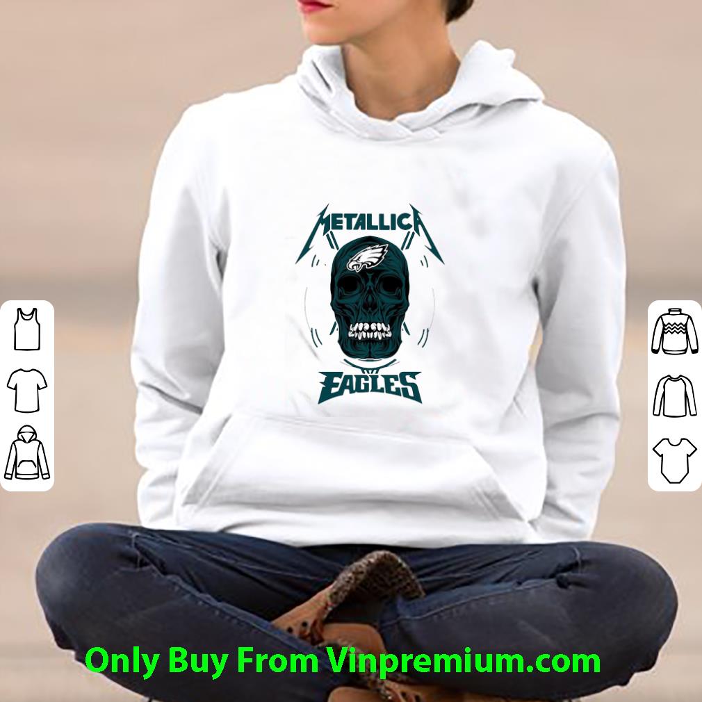 99701757 awesome skull metallica and philadelphia eagles shirt 4 - Awesome Skull Metallica And Philadelphia Eagles shirt