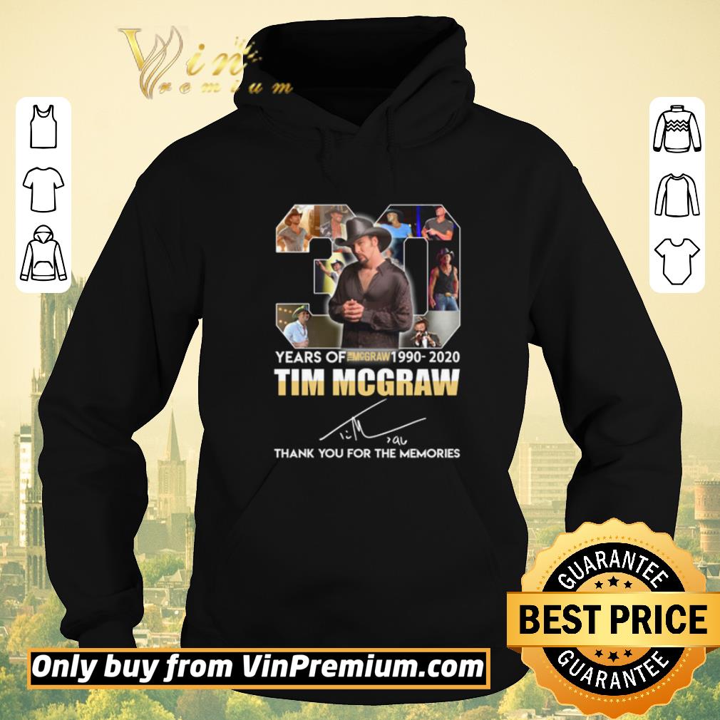 Funny 30 years of Tim Mcgraw thank you for the memories signature shirt sweater aebc7120 funny 30 years of tim mcgraw thank you for the memories signature shirt sweater 4 - Funny 30 years of Tim Mcgraw thank you for the memories signature shirt sweater