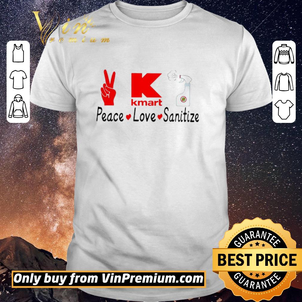 Pretty K Kmart Peace Love Sanitize shirt sweater