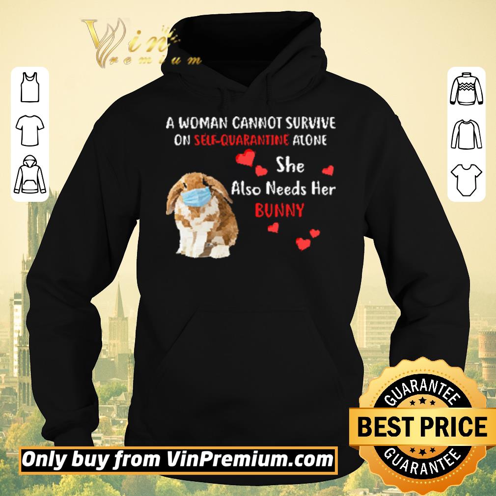 b53d7959 pretty a woman cannot survive on self quarantine alone she also needs her bunny mask shirt sweater 4 - Pretty A Woman Cannot Survive On Self Quarantine Alone She Also Needs Her Bunny Mask shirt sweater