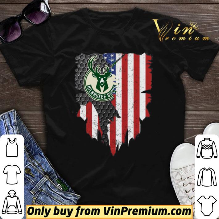 Milwaukee Bucks Inside American Flag shirt sweater