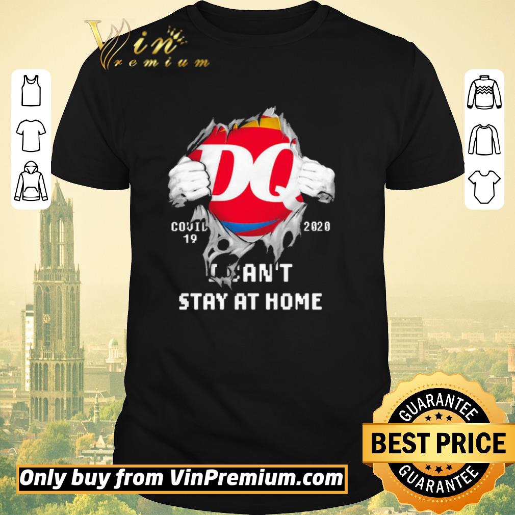 Awesome Blood Inside me Dairy Queen covid-19 2020 i can’t stay at home shirt sweater