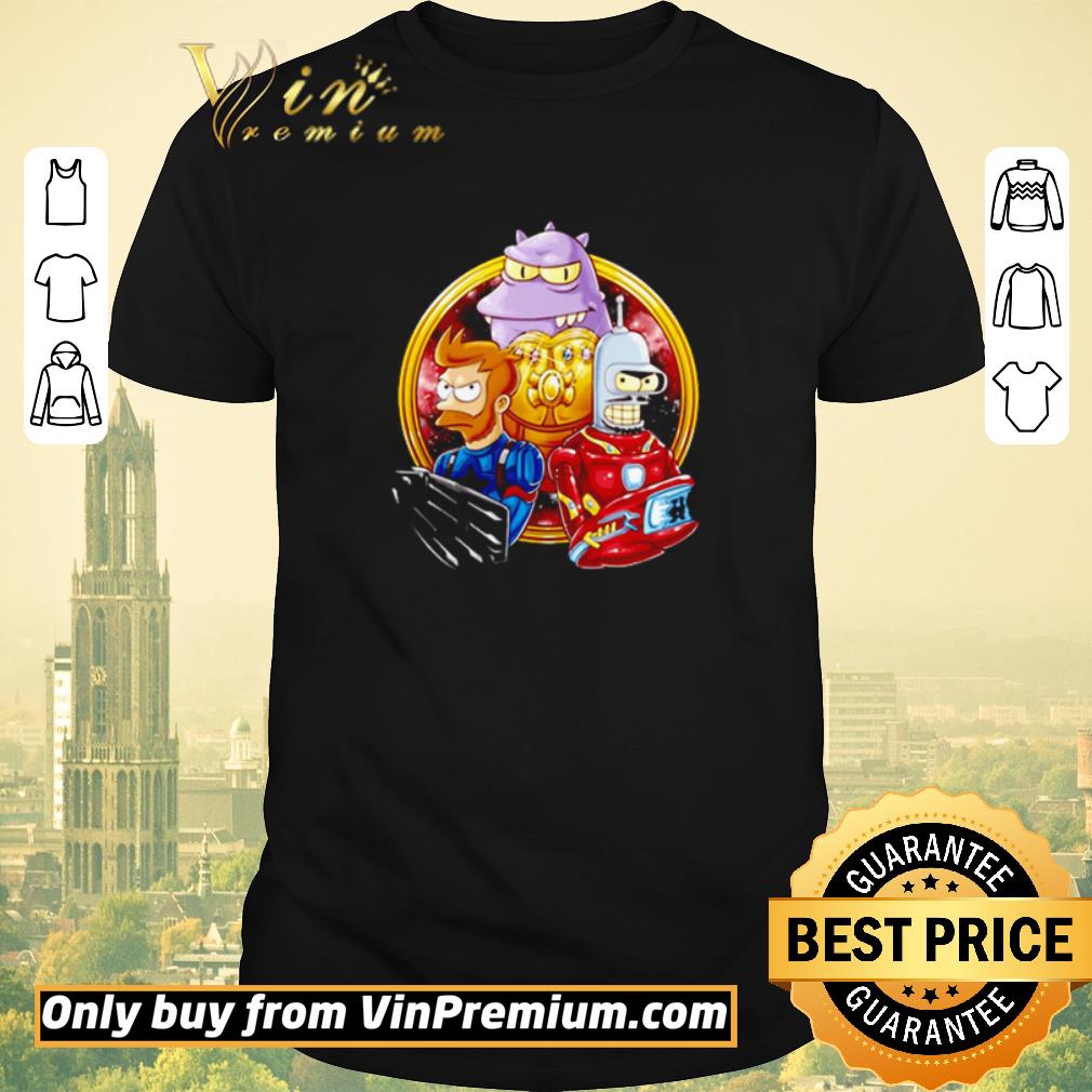 Awesome Futurama Captain Fry And Iron Bender In A Civil War shirt sweater