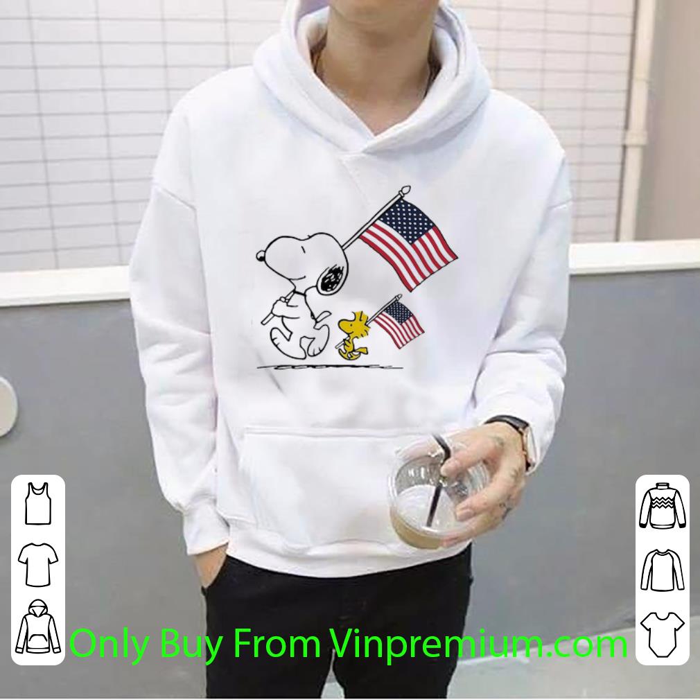 bdba5d7d great snoopy and woodstock 4th of july american flag shirt 4 - Great Snoopy And Woodstock 4th Of July American Flag shirt
