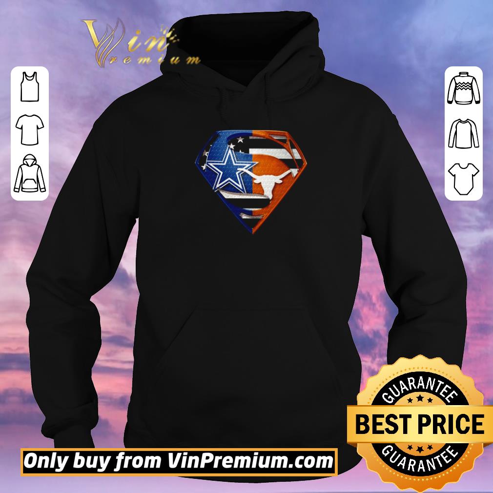 bfc0d82e original superman dallas cowboys vs texas longhorns shirt sweater 4 - Original Superman Dallas Cowboys vs Texas Longhorns shirt sweater