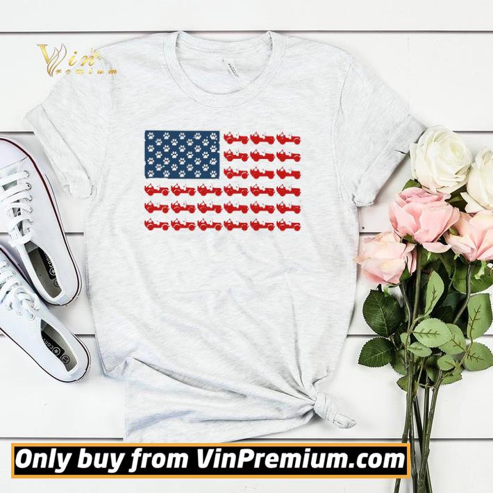 c0989d81 jeeps paw dog american flag shirt sweater 4 - Jeeps Paw Dog American Flag shirt sweater
