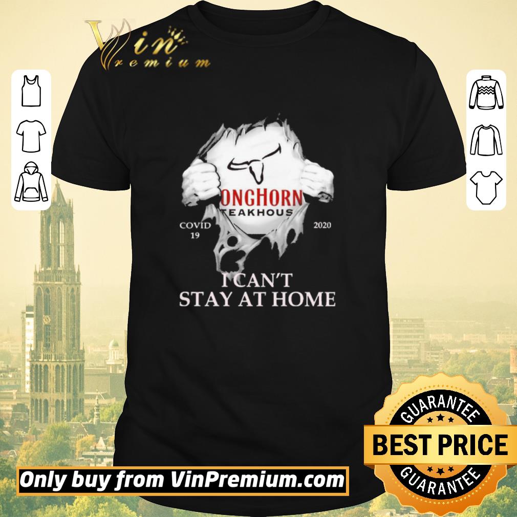 Awesome Blood inside me NYU LongHorn Steakhouse covid-19 2020 i can’t stay at home shirt sweater