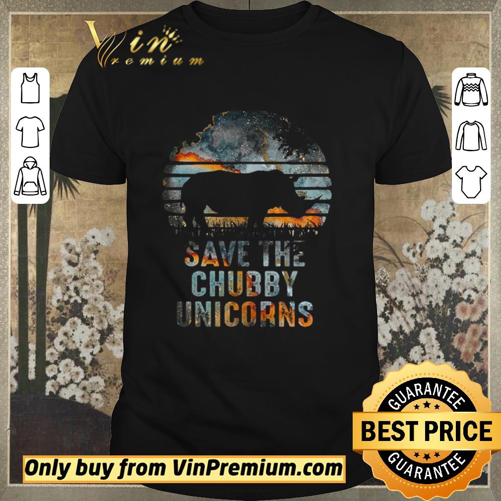 Original Rhino Save The Chubby Unicorns shirt sweater