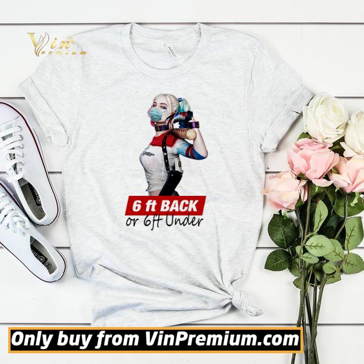 Harley Quinn face mask 6ft back or 6ft under shirt sweater dca88e91 harley quinn face mask 6ft back or 6ft under shirt sweater 4 - Harley Quinn face mask 6ft back or 6ft under shirt sweater