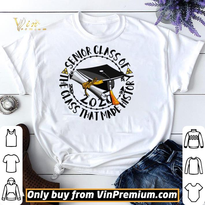 Senior class of 2020 the class that made history black shirt sweater