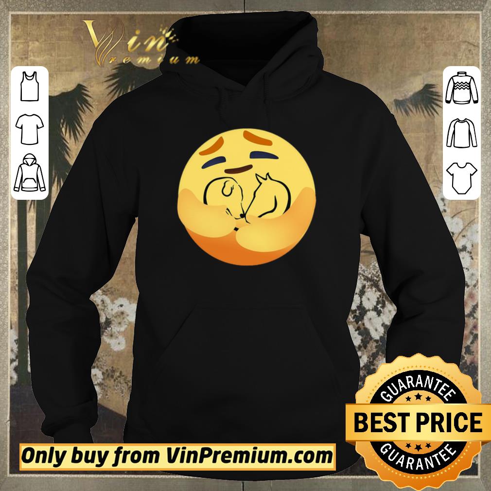 e119df89 premium facebook care emoji hug heart dog and horse shirt sweater 4 - Premium Facebook Care Emoji Hug Heart Dog And Horse shirt sweater
