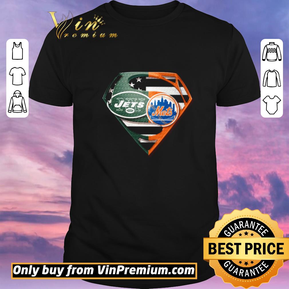 Pretty Nice Funny Superman New York Jets and New York Mets shirt sweater