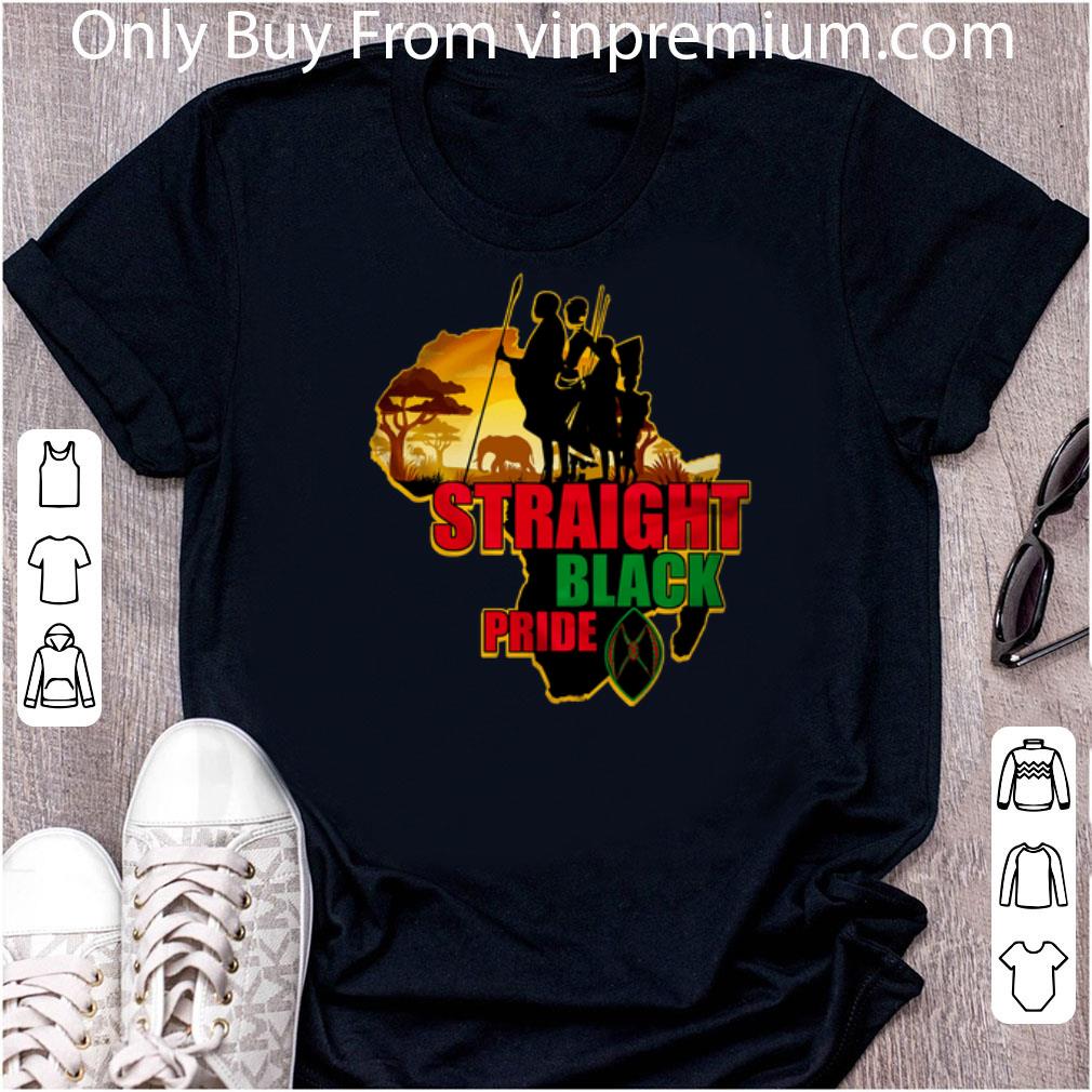 Hot Africa Straight Black Pride Human Right shirt