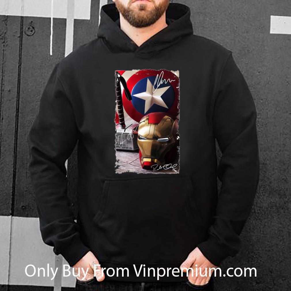 fa9f1c40 awesome thor captain america and iron man signatures shirt 4 - Awesome Thor Captain America And Iron Man Signatures shirt