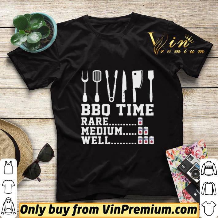 BBQ time rare medium well beer Lite shirt sweater ff16aabf bbq time rare medium well beer lite shirt sweater 4 - BBQ time rare medium well beer Lite shirt sweater