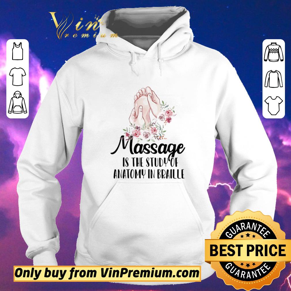 0367ca42 official massage is the study of anatomy in braille flower shirt sweater 4 - Official Massage is the study of anatomy in braille flower shirt sweater