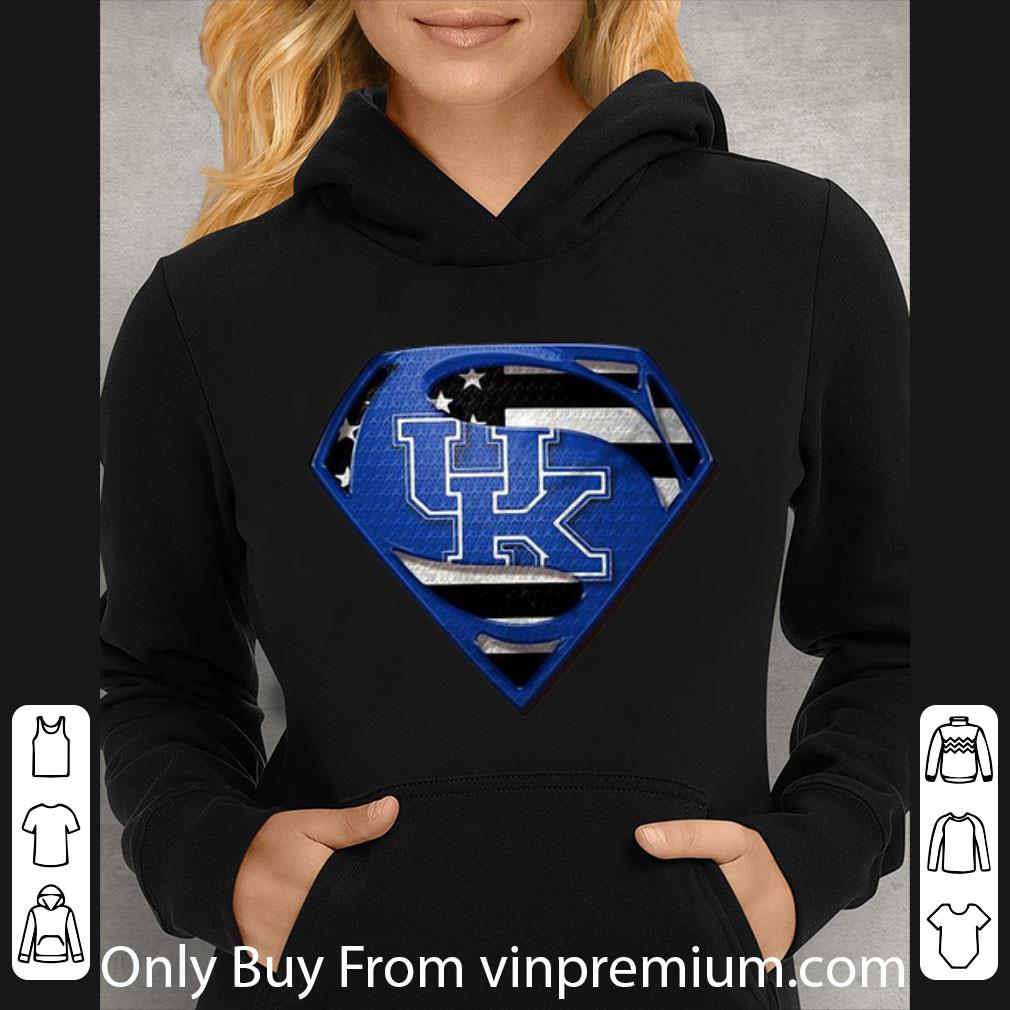 087d0999 official superman university of kentucky american flag shirt 4 - Official Superman University Of Kentucky American Flag shirt