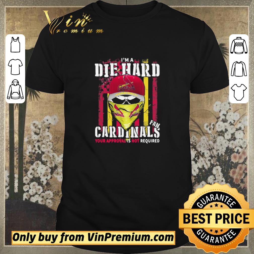 Premium Skull I’m A Die Hard Fan St. Louis Cardinals And American Flag shirt sweater