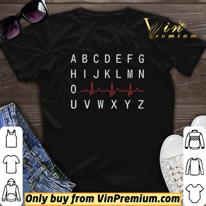 Nurse heartbeat alphabet PQRST shirt sweater