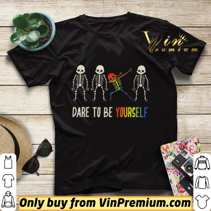 Lgbt Skeleton Dabbing Dare To Be Yourself shirt sweater 0e430088 lgbt skeleton dabbing dare to be yourself shirt sweater 4 - Lgbt Skeleton Dabbing Dare To Be Yourself shirt sweater