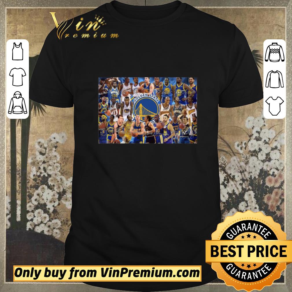 Awesome Golden state warriors basketball team players signatures shirt sweater