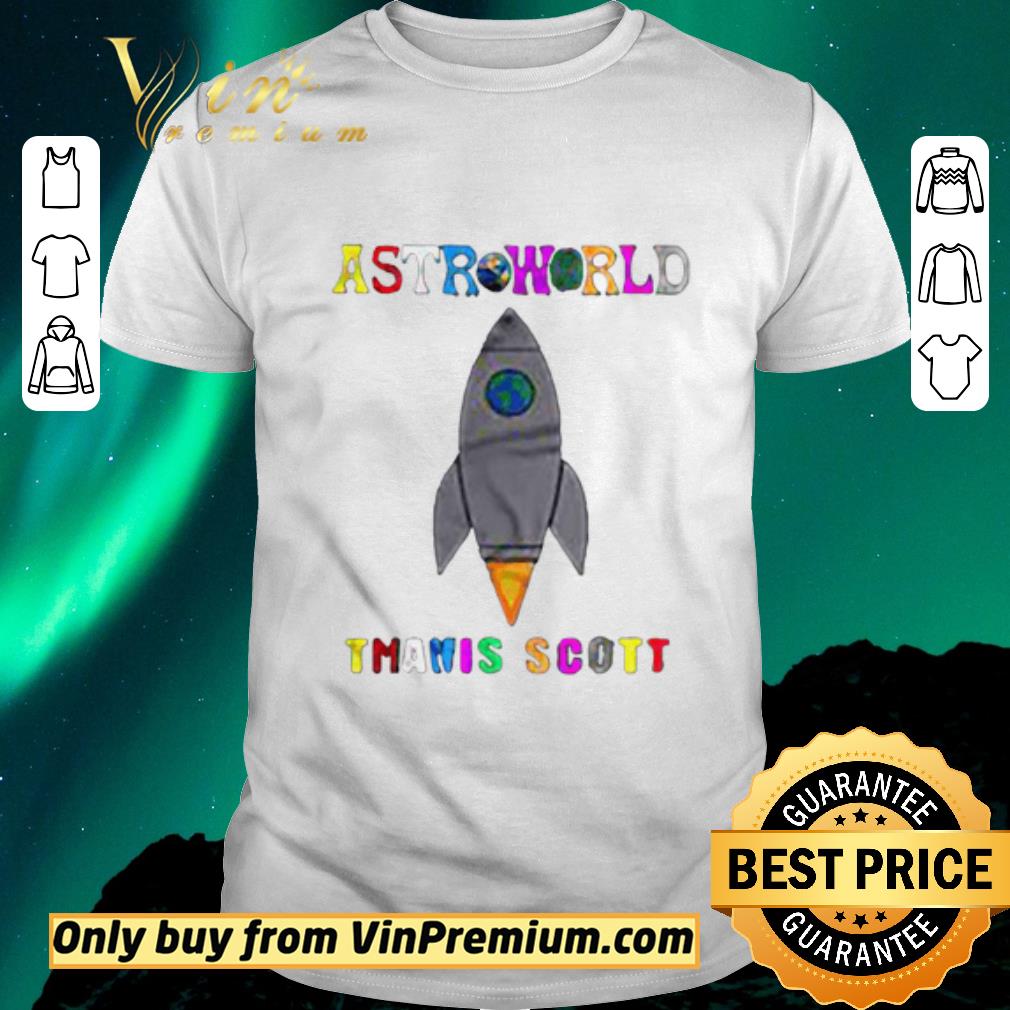 Funny Astroworld Travis Scott Rocket Poster Version shirt sweater