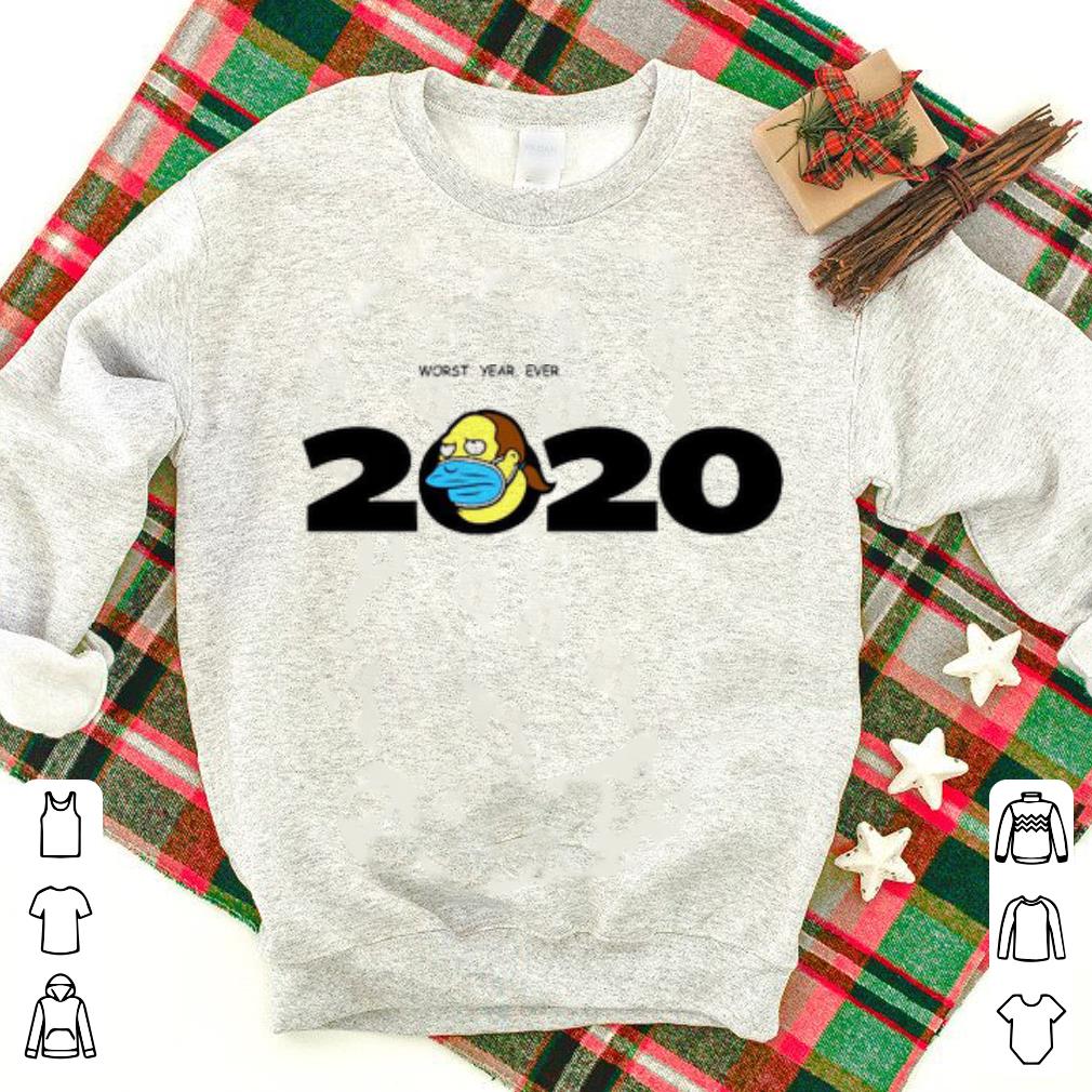Awesome Jeff Albertson Face Mask Worst Year Ever 2020 Shirt