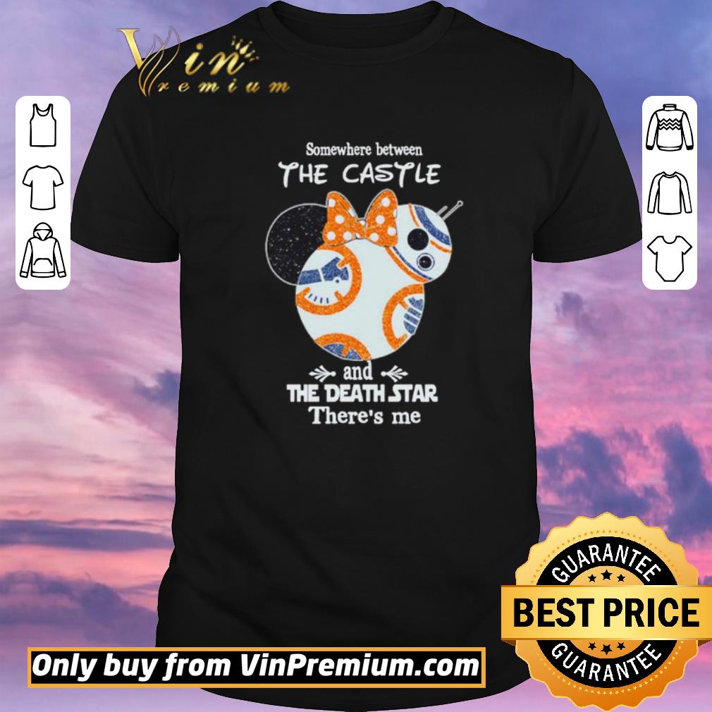 Awesome Minnie mouse Somewhere between the castle and the Death Star shirt sweater
