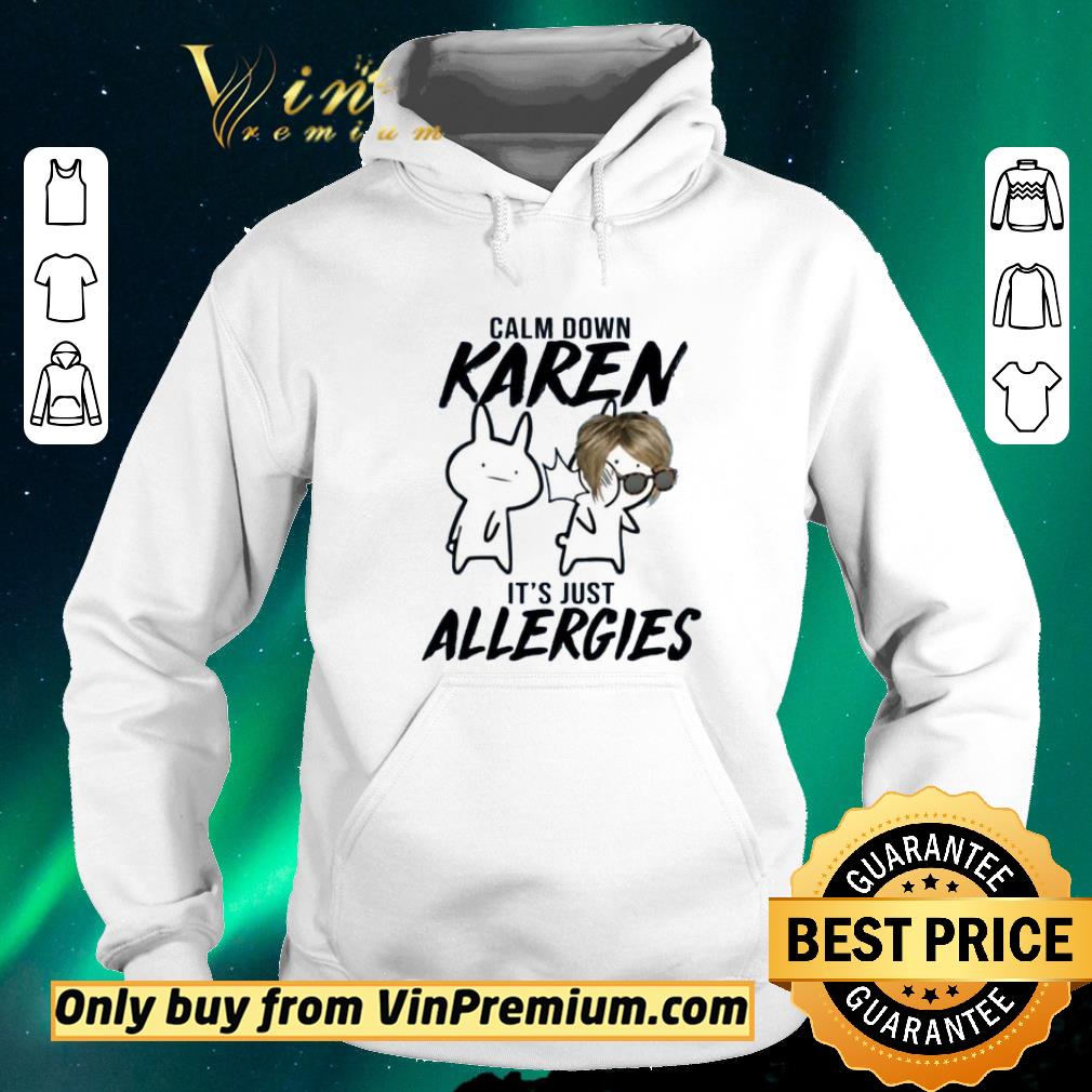 151854b8 official calm down karen it s just allergies baki rabbit slap anime meme shirt sweater 4 - Official Calm Down Karen It’s Just Allergies Baki Rabbit Slap Anime Meme shirt sweater