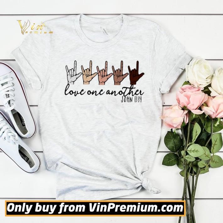 Love one another john black lives matter shirt sweater 1e6ec2a6 love one another john black lives matter shirt sweater 4 - Love one another john black lives matter shirt sweater