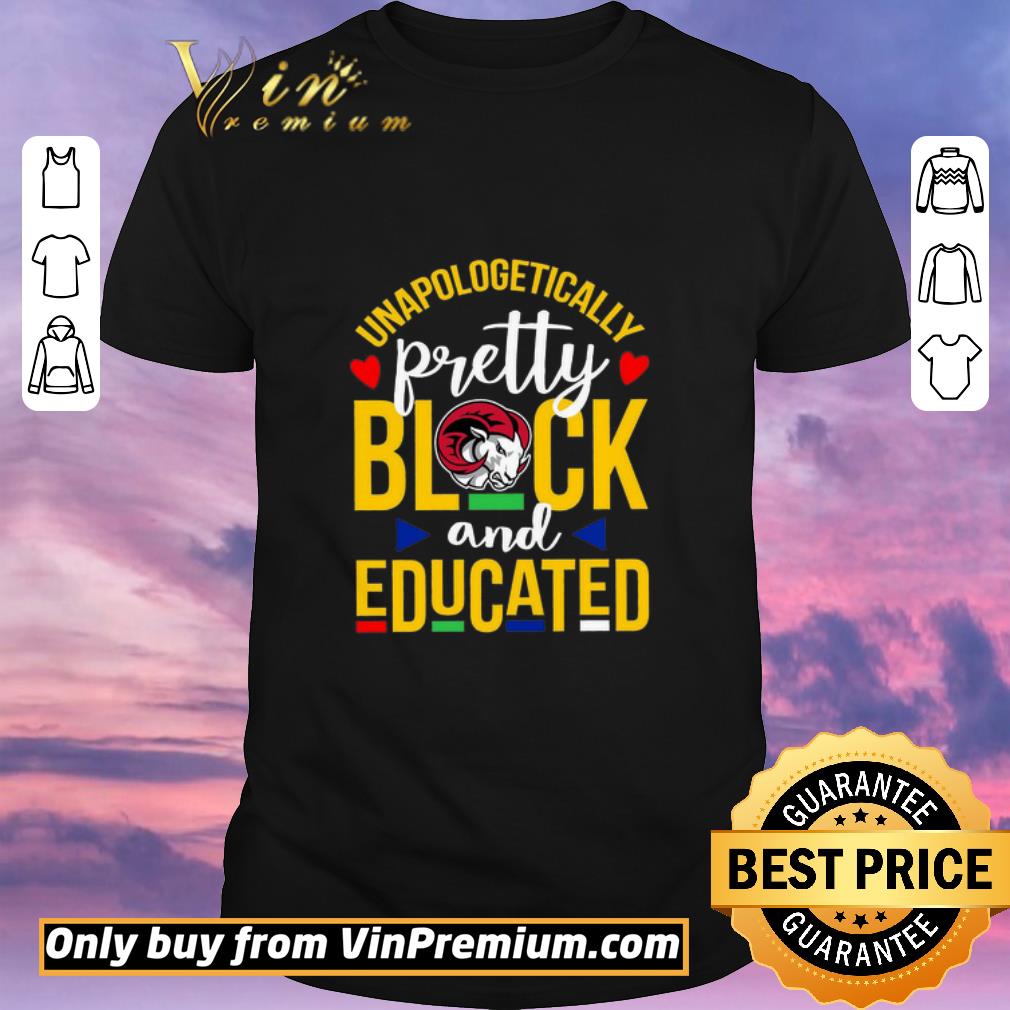 Original Unapologetically Pretty Black Winston Salem State University And Educated shirt sweater