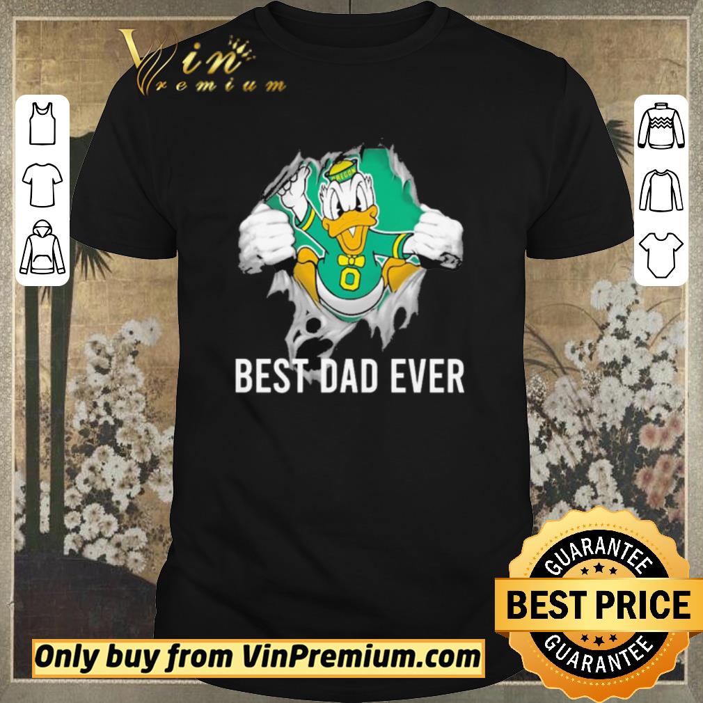 Hot Blood inside me Oregon Ducks football Best Dad Ever shirt