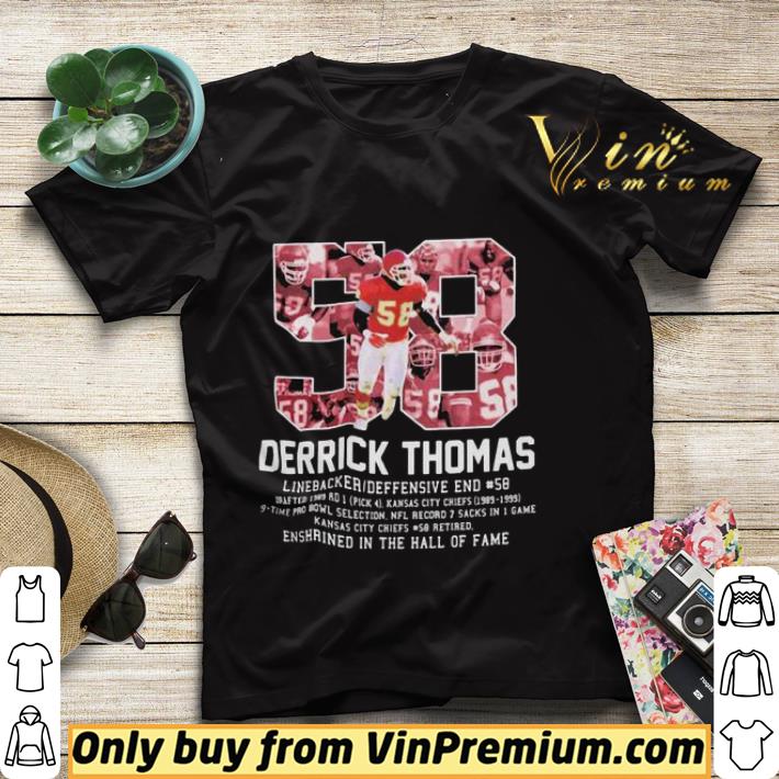 27594134 58 derrick thomas kansas city football linebacker jersey shirt 4 - 58 derrick thomas kansas city football linebacker jersey shirt