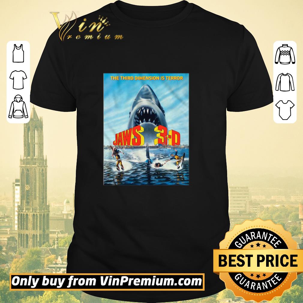 Top Movie Poster Jaws 3-D shirt sweater