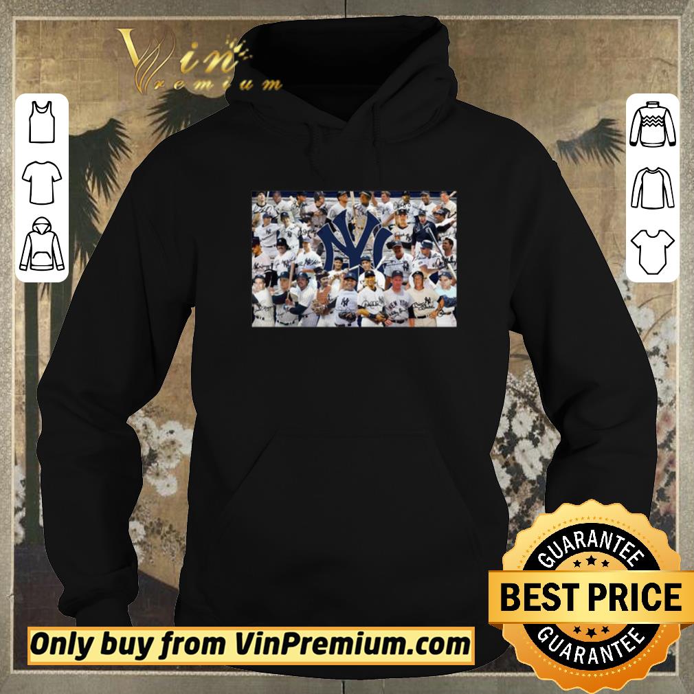 27a28ce1 hot new york yankees baseball team players signatures shirt sweater 4 - Hot New york yankees baseball team players signatures shirt sweater