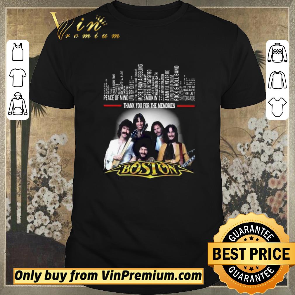 Top Thank you for the memories boston shirt sweater